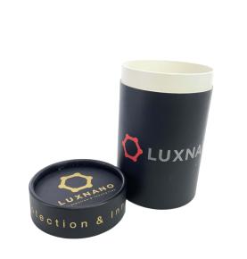 Custom Paper Black Cardboard Cylindrical Clothing Gift Box for Bikini Packaging